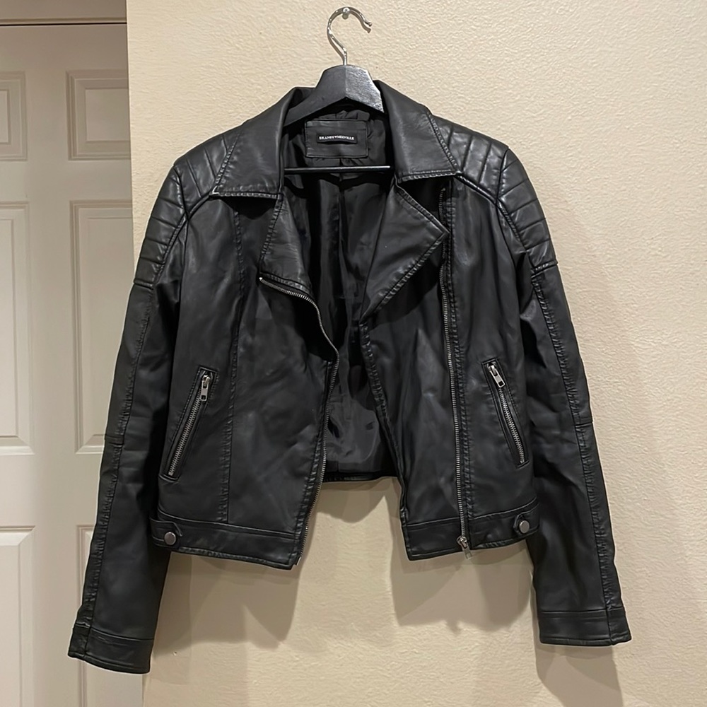 Brandy Melville faux leather jacket size medium